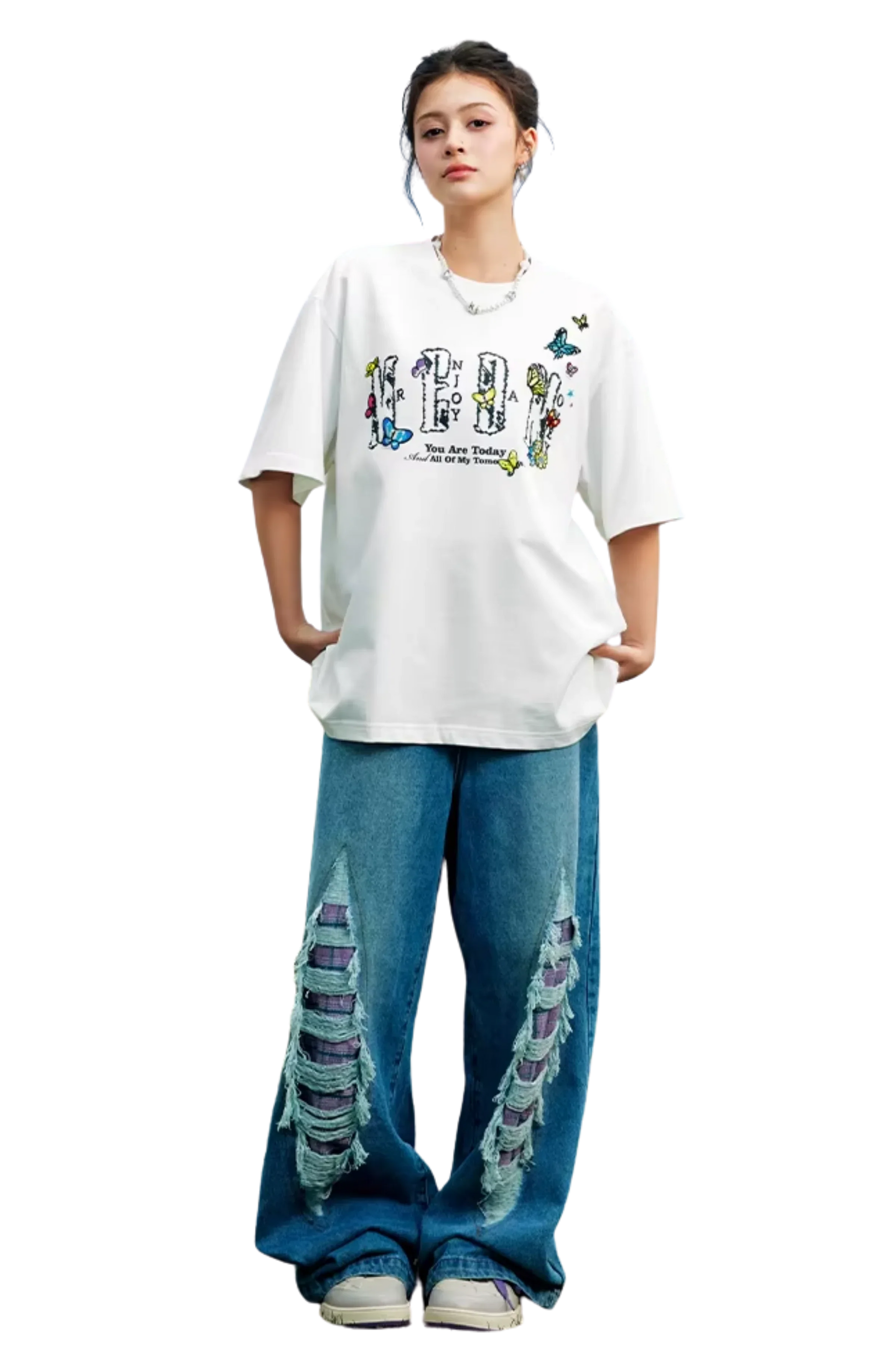 MEDM x NEWMASUS Butterfly Beach Tee