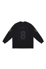 Masonprince No. 8 Jersey Style Cotton Long Sleeve Tee