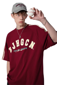 BJHG Double Strip Jersey Tee