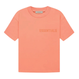 [Loose Fit] Fear Of God Essentials FW22 Flock Logo Tee CORAL