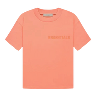 [Loose Fit] Fear Of God Essentials FW22 Flock Logo Tee CORAL