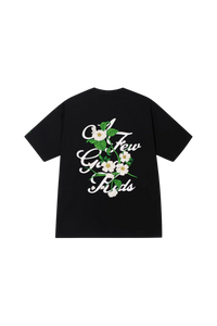 AFGK Floral Vines Embroidery Tee