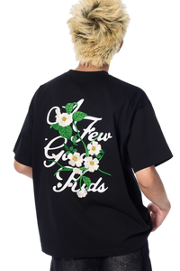 AFGK Floral Vines Embroidery Tee