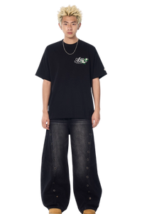 AFGK Floral Vines Embroidery Tee