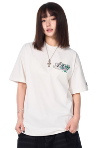 AFGK Floral Vines Embroidery Tee