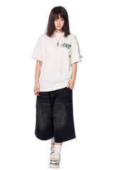 AFGK Floral Vines Embroidery Tee