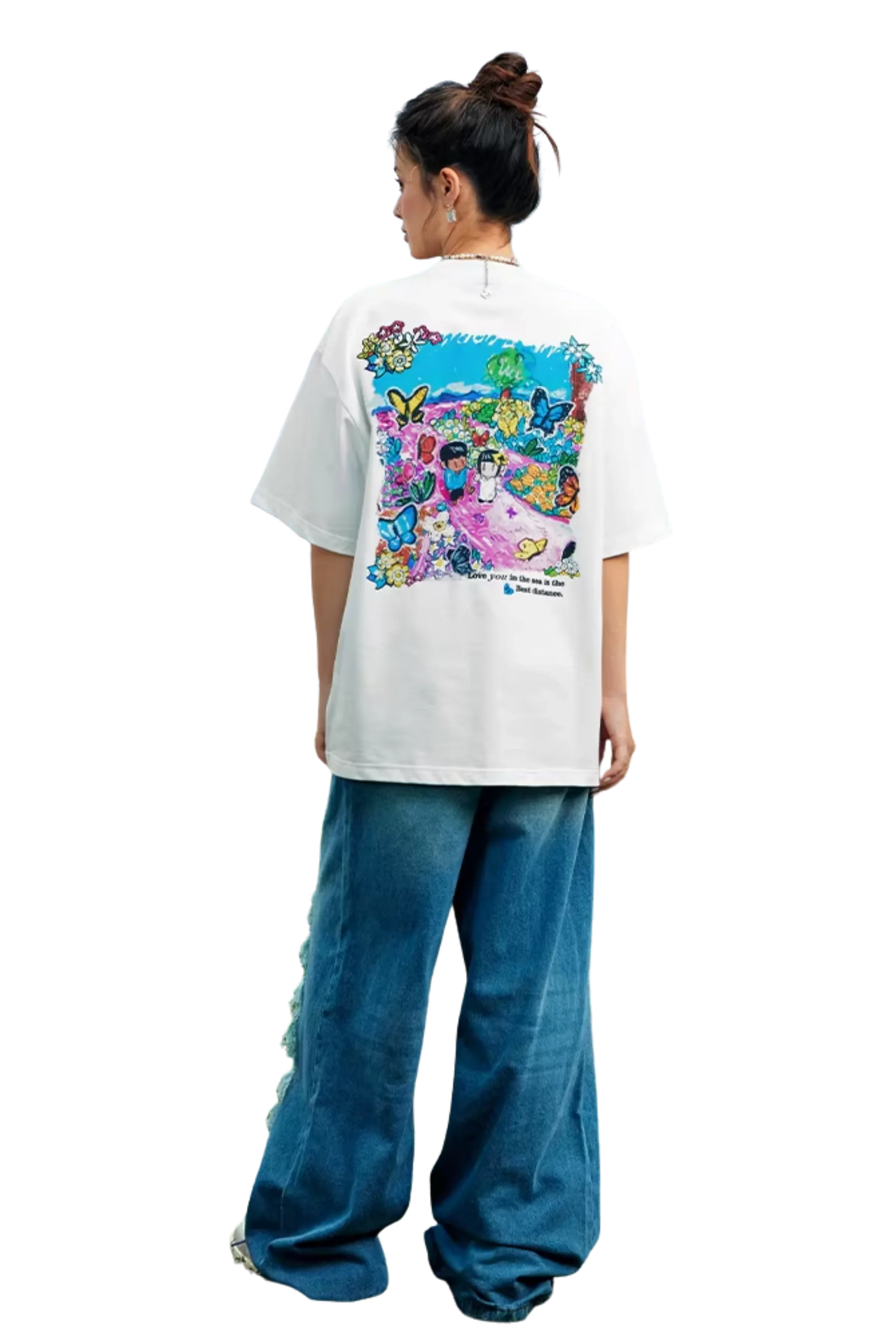 MEDM x NEWMASUS Butterfly Beach Tee