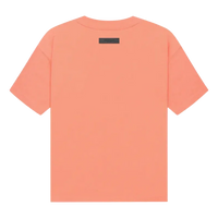 [Loose Fit] Fear Of God Essentials FW22 Flock Logo Tee CORAL