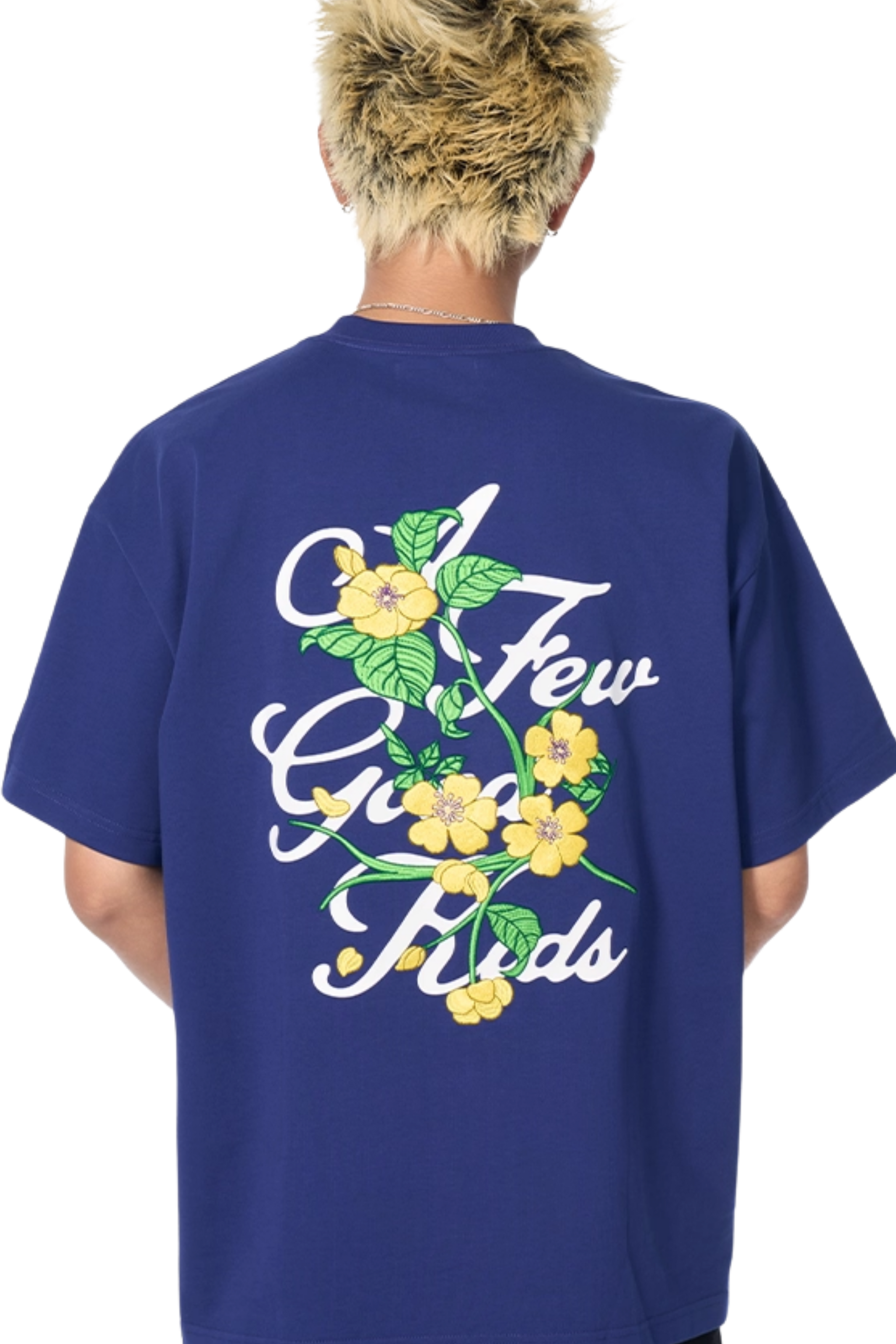 AFGK Floral Vines Embroidery Tee