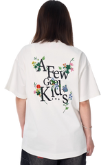 AFGK Pocket Floral Embroidery Tee