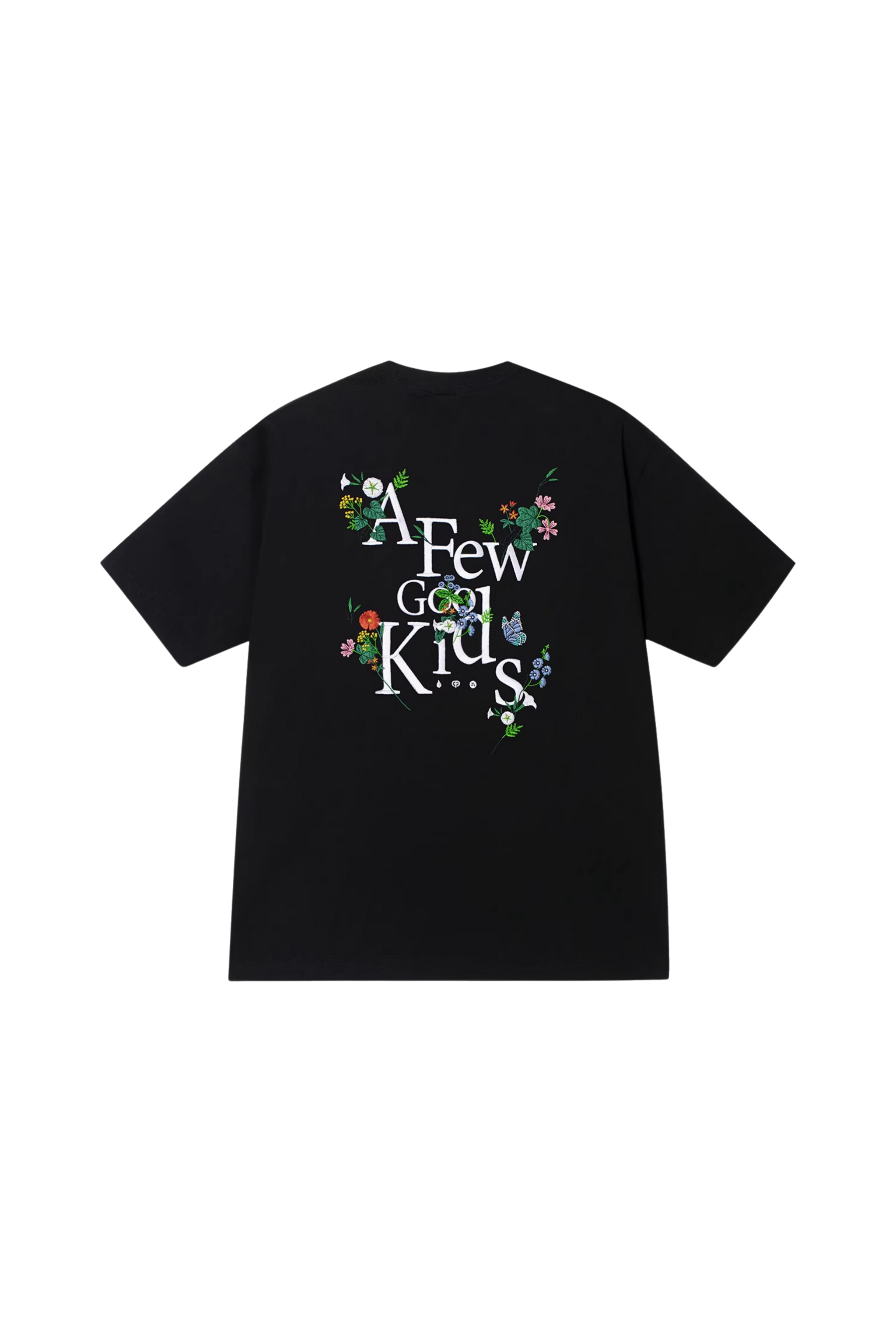 AFGK Pocket Floral Embroidery Tee