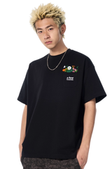 AFGK Pocket Floral Embroidery Tee