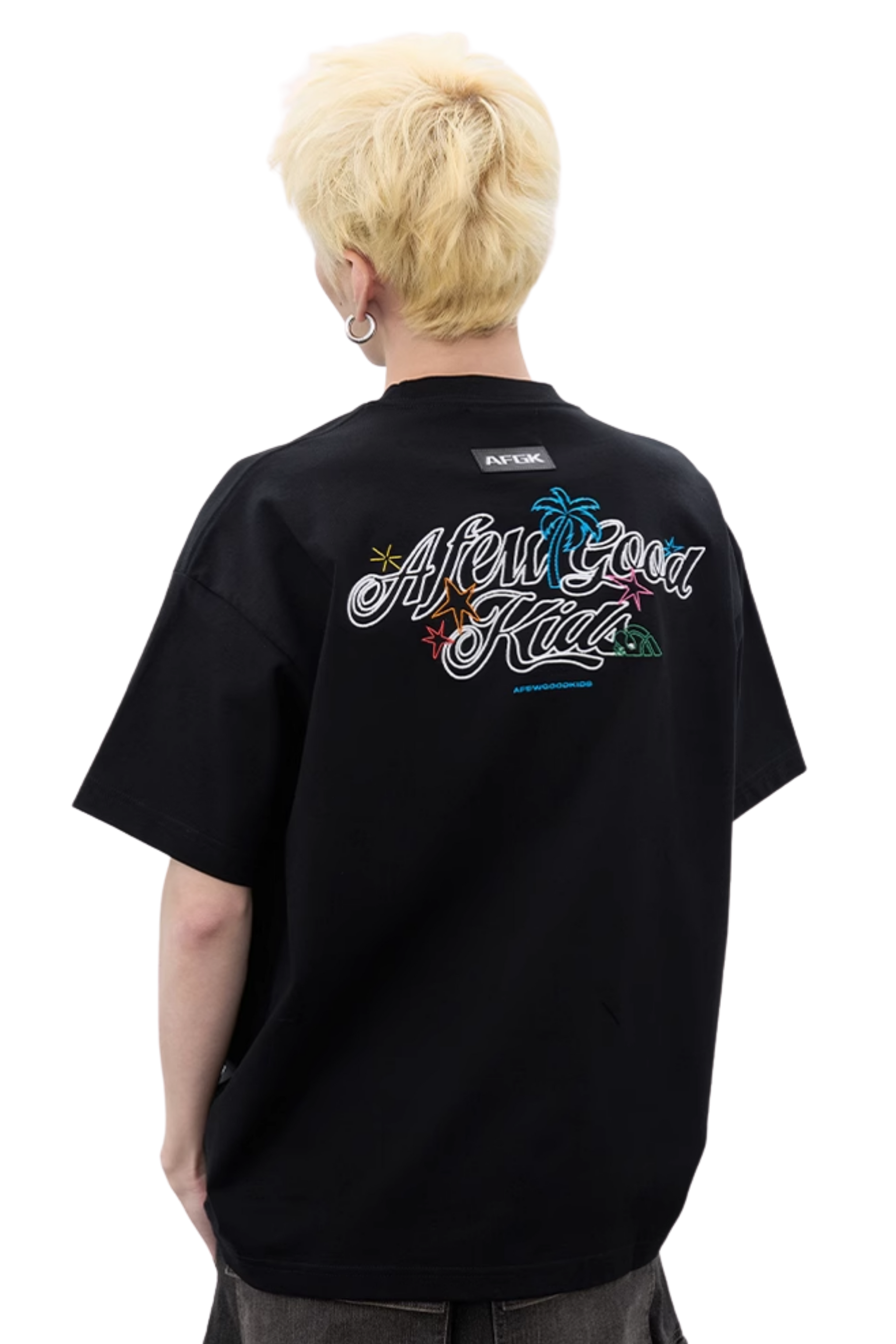 AFGK Coconut Tree Embroidery Tee
