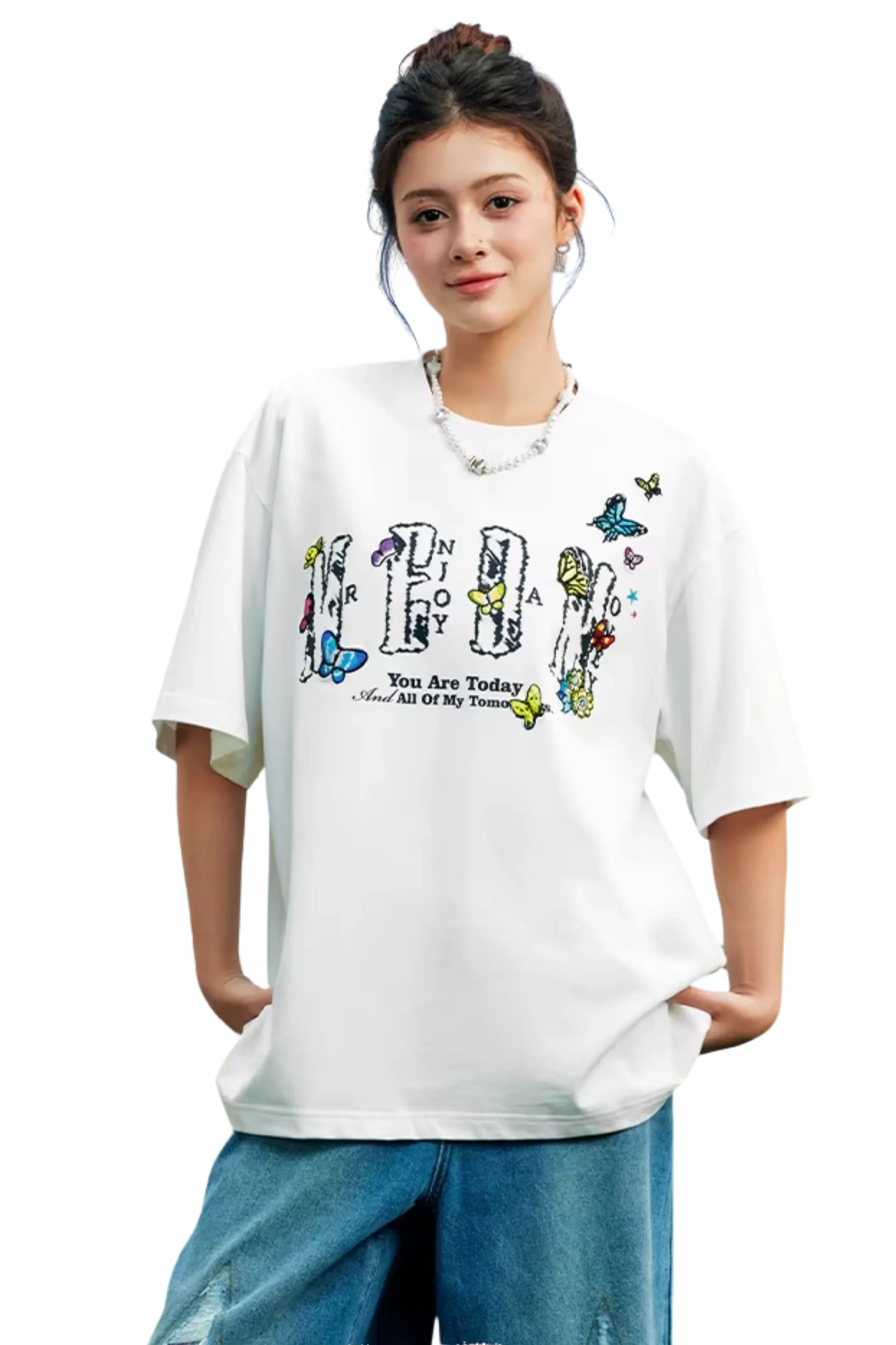 MEDM x NEWMASUS Butterfly Beach Tee