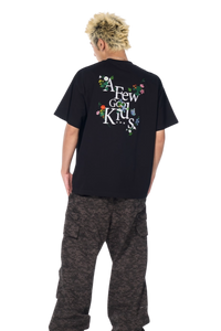 AFGK Pocket Floral Embroidery Tee