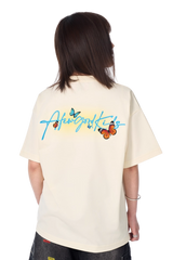 AFGK Smudged Floral Butterfly Tee