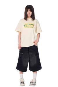 AFGK Smudged Floral Butterfly Tee