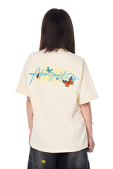 AFGK Smudged Floral Butterfly Tee