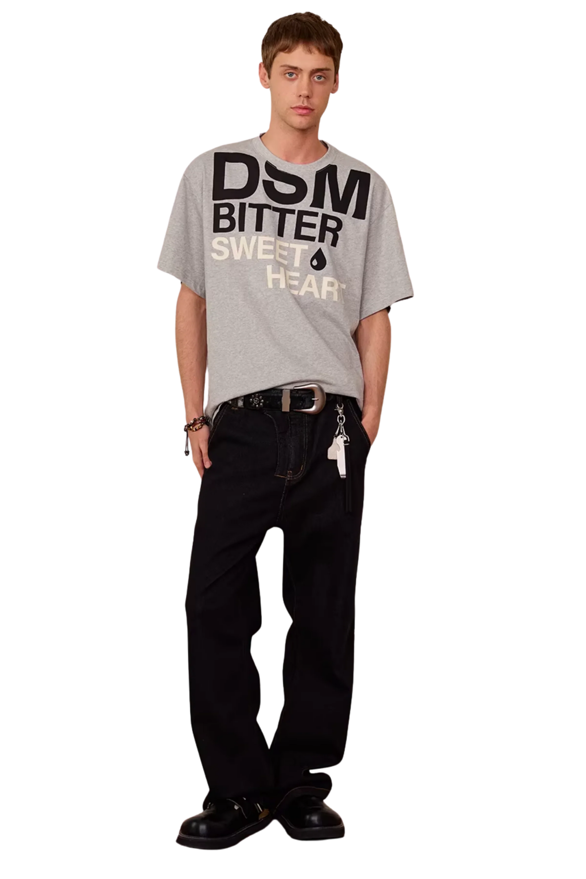 IDontSmoke SweetHeart Letter Printed Tee (Sorona Material)