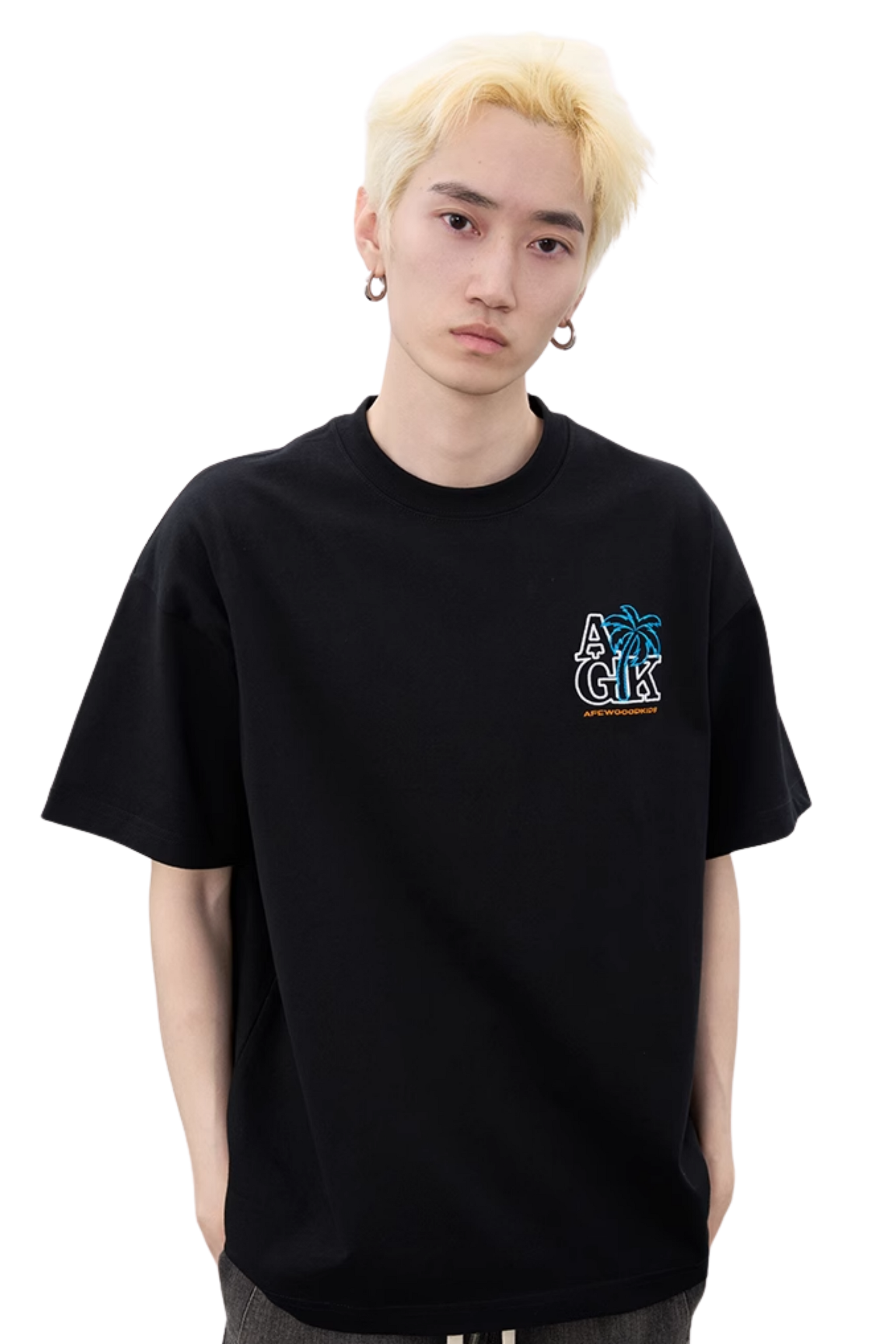 AFGK Coconut Tree Embroidery Tee