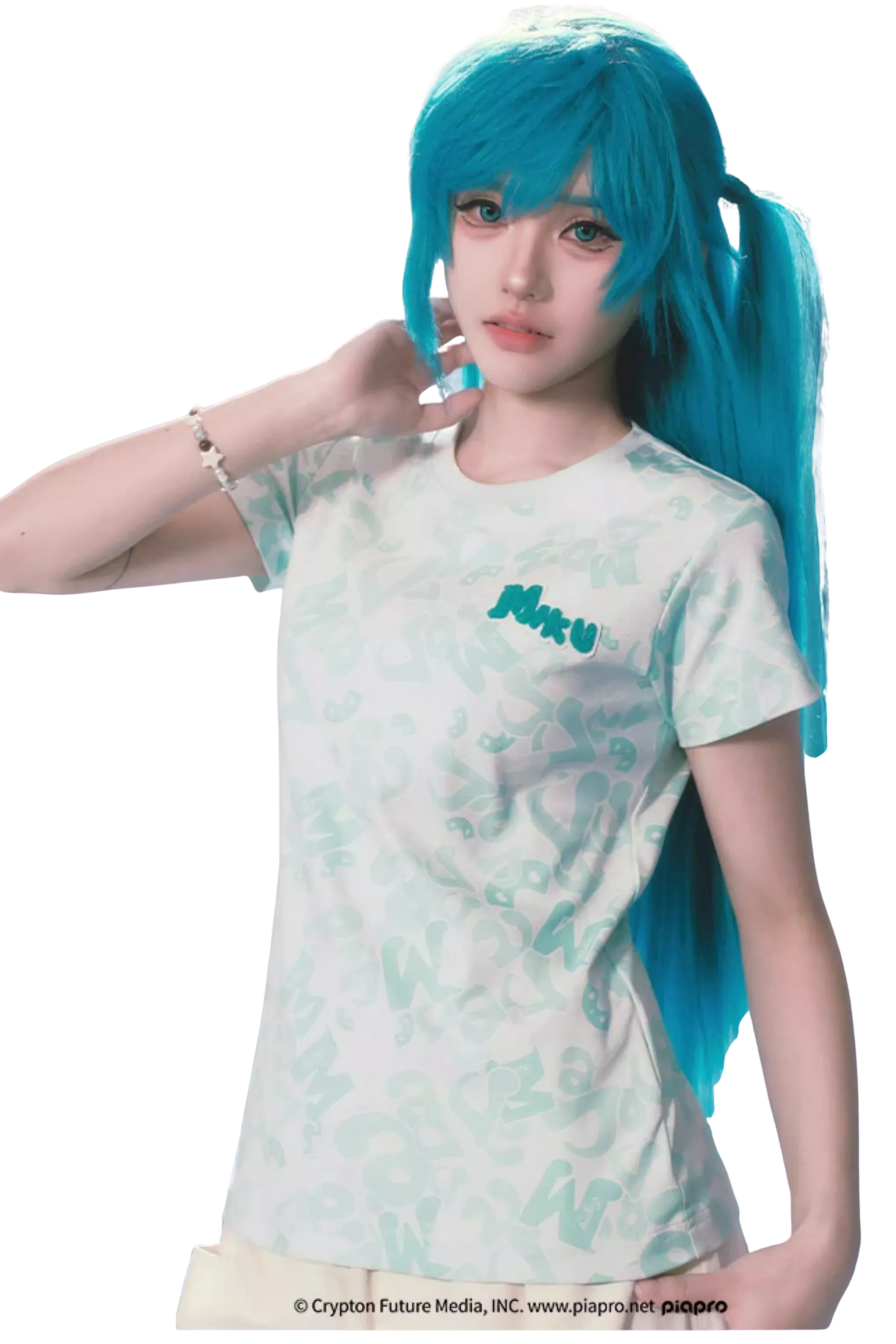 MEDM x Hatsune Miku Ladies Camouflage Tee