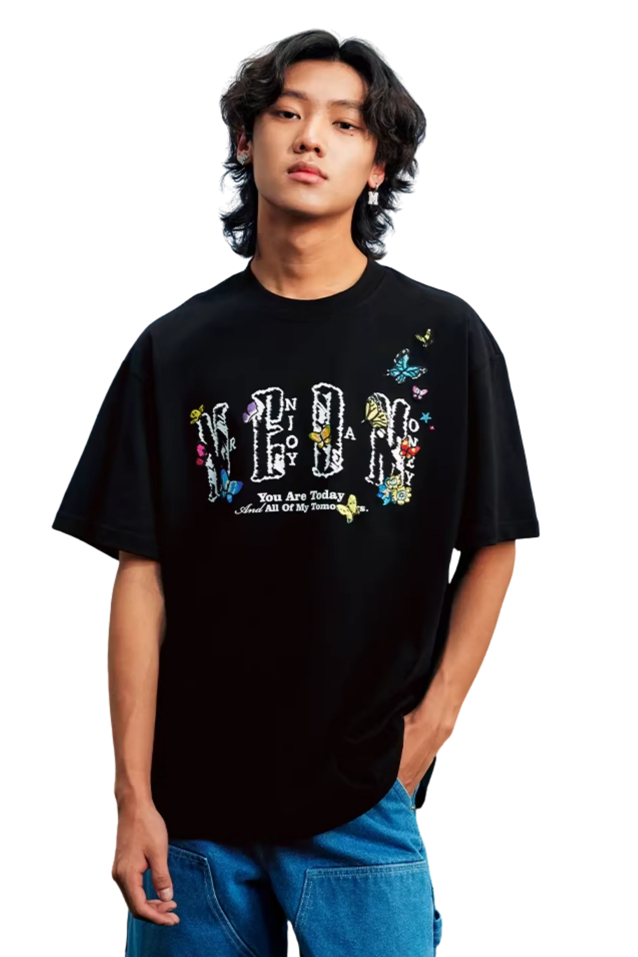 MEDM x NEWMASUS Butterfly Beach Tee
