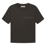 [Loose Fit] Fear Of God Essentials FW22 Flock Logo Tee OFF BLACK