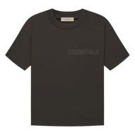 [Loose Fit] Fear Of God Essentials FW22 Flock Logo Tee OFF BLACK