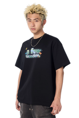 AFGK Smudged Floral Butterfly Tee