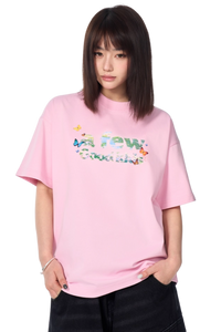 AFGK Smudged Floral Butterfly Tee
