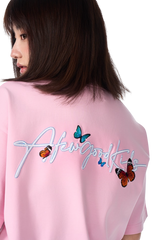 AFGK Smudged Floral Butterfly Tee