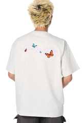 AFGK Smudged Floral Butterfly Tee