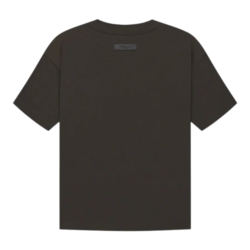 [Loose Fit] Fear Of God Essentials FW22 Flock Logo Tee OFF BLACK
