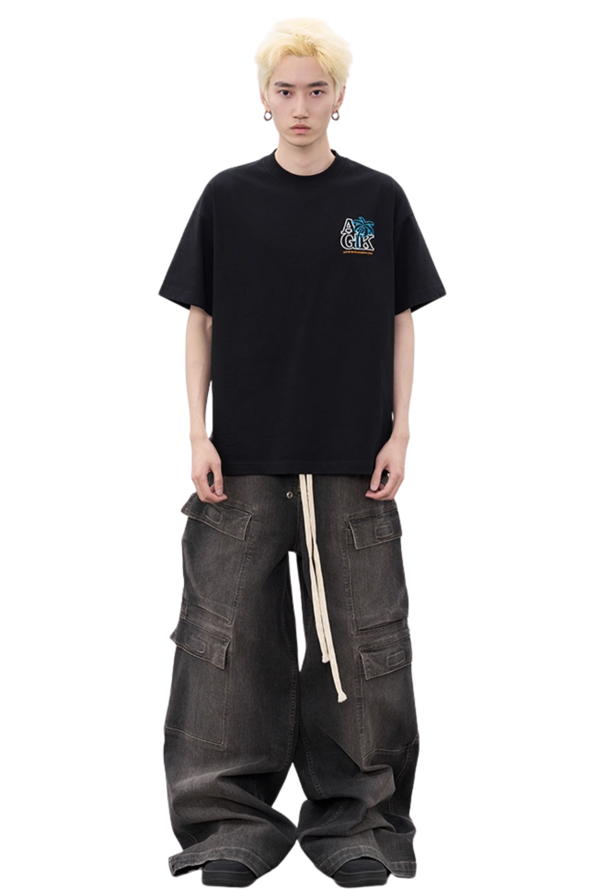 AFGK Coconut Tree Embroidery Tee