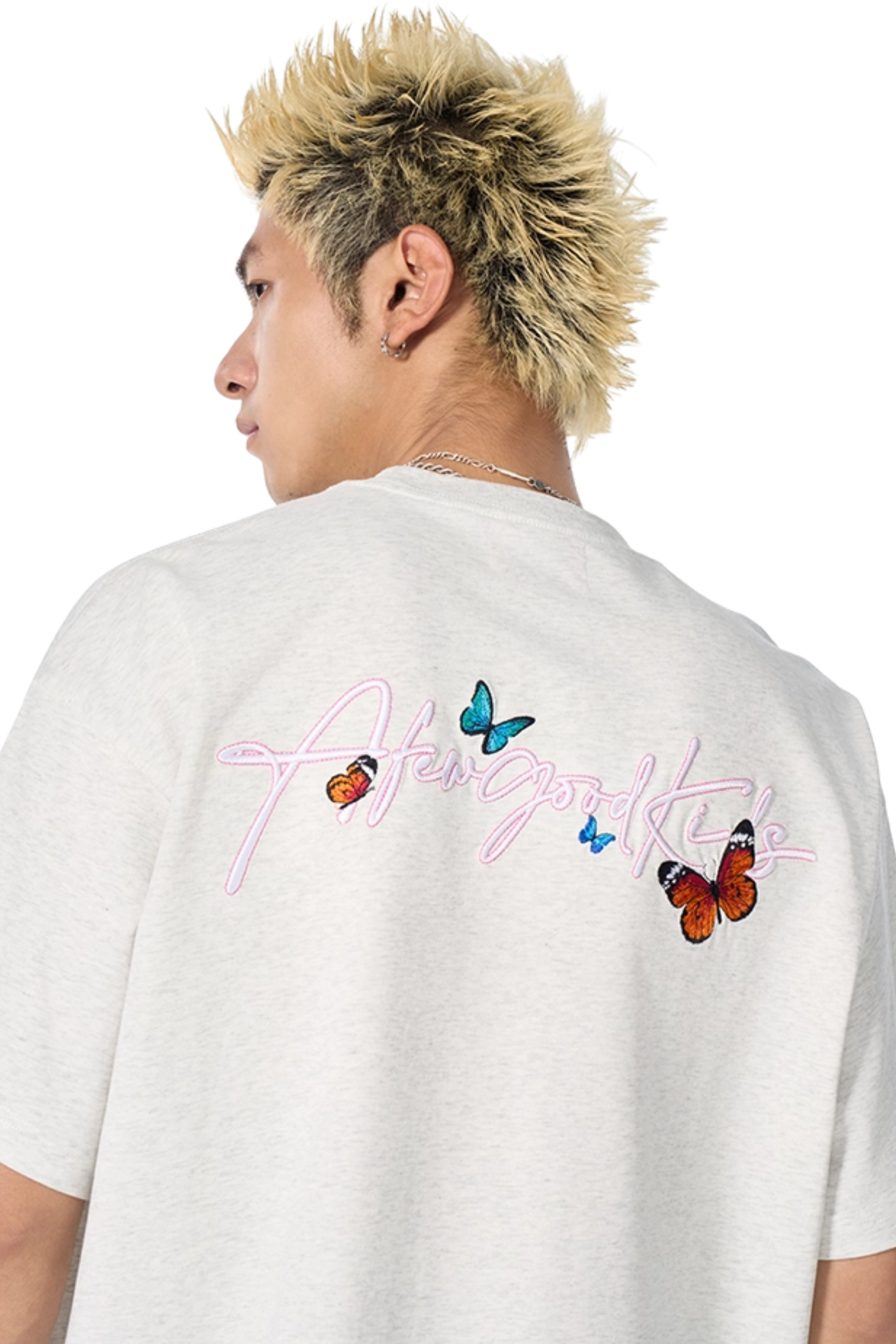 AFGK Smudged Floral Butterfly Tee