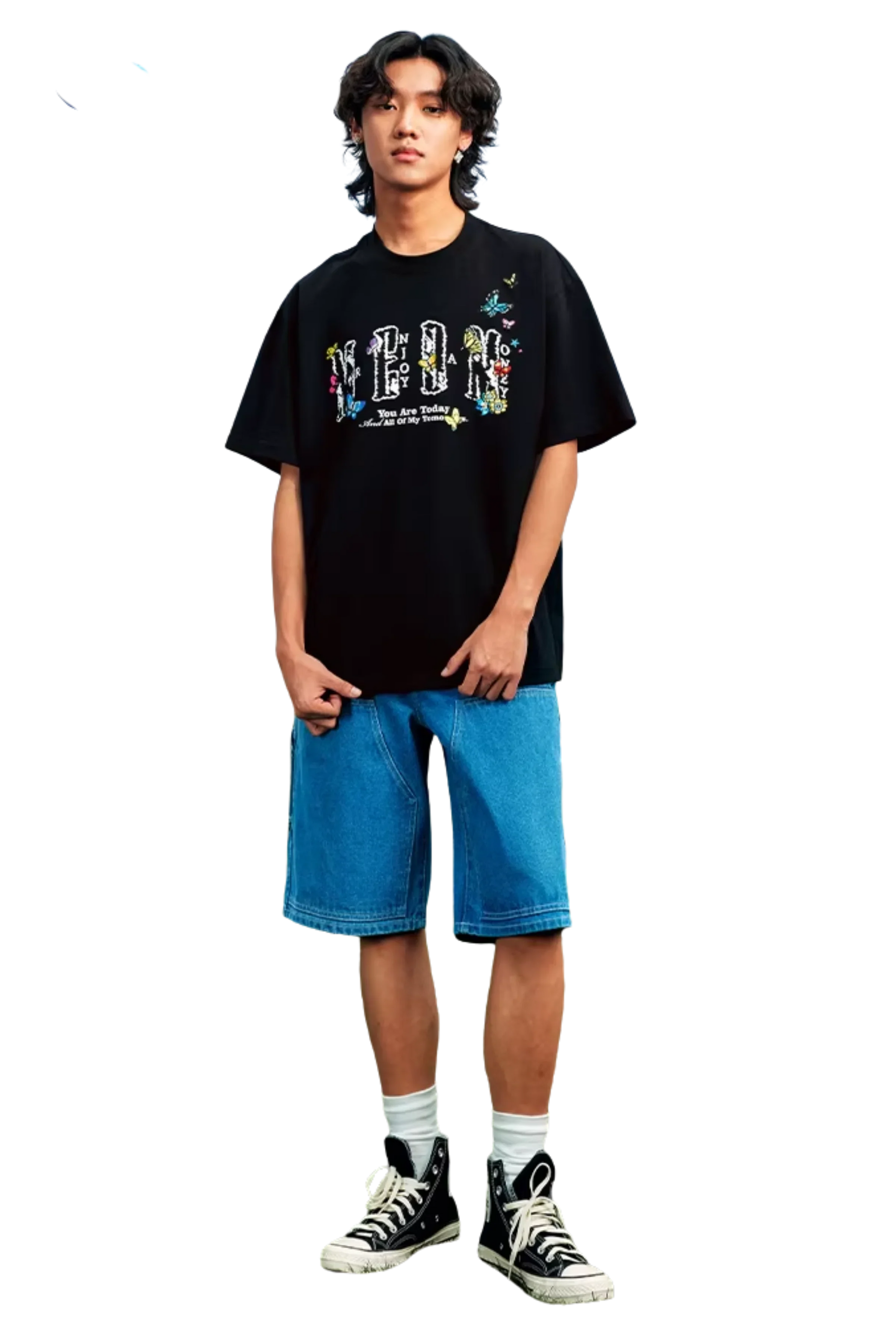 MEDM x NEWMASUS Butterfly Beach Tee