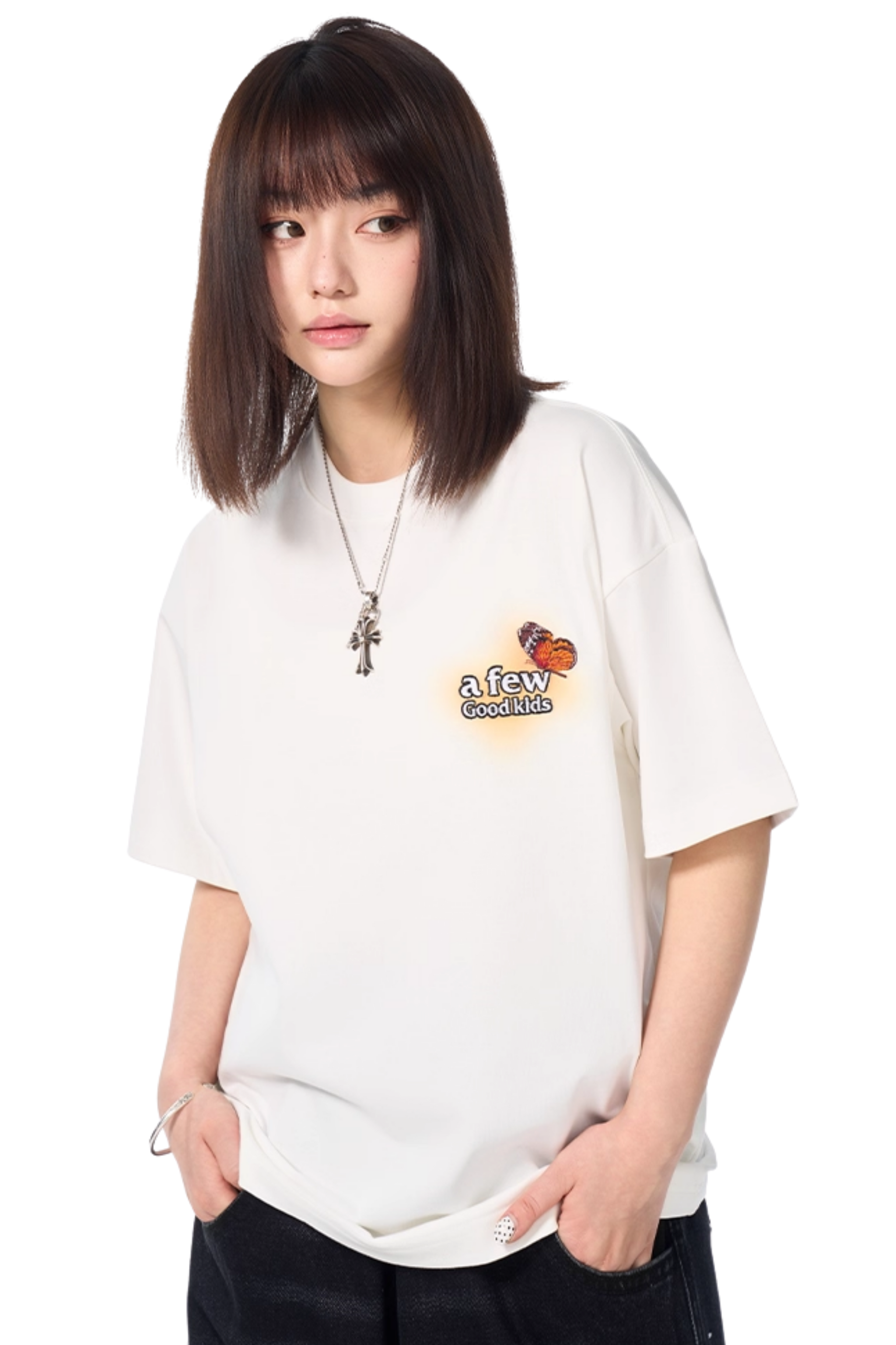 AFGK Shadow Gradient Butterfly Tee