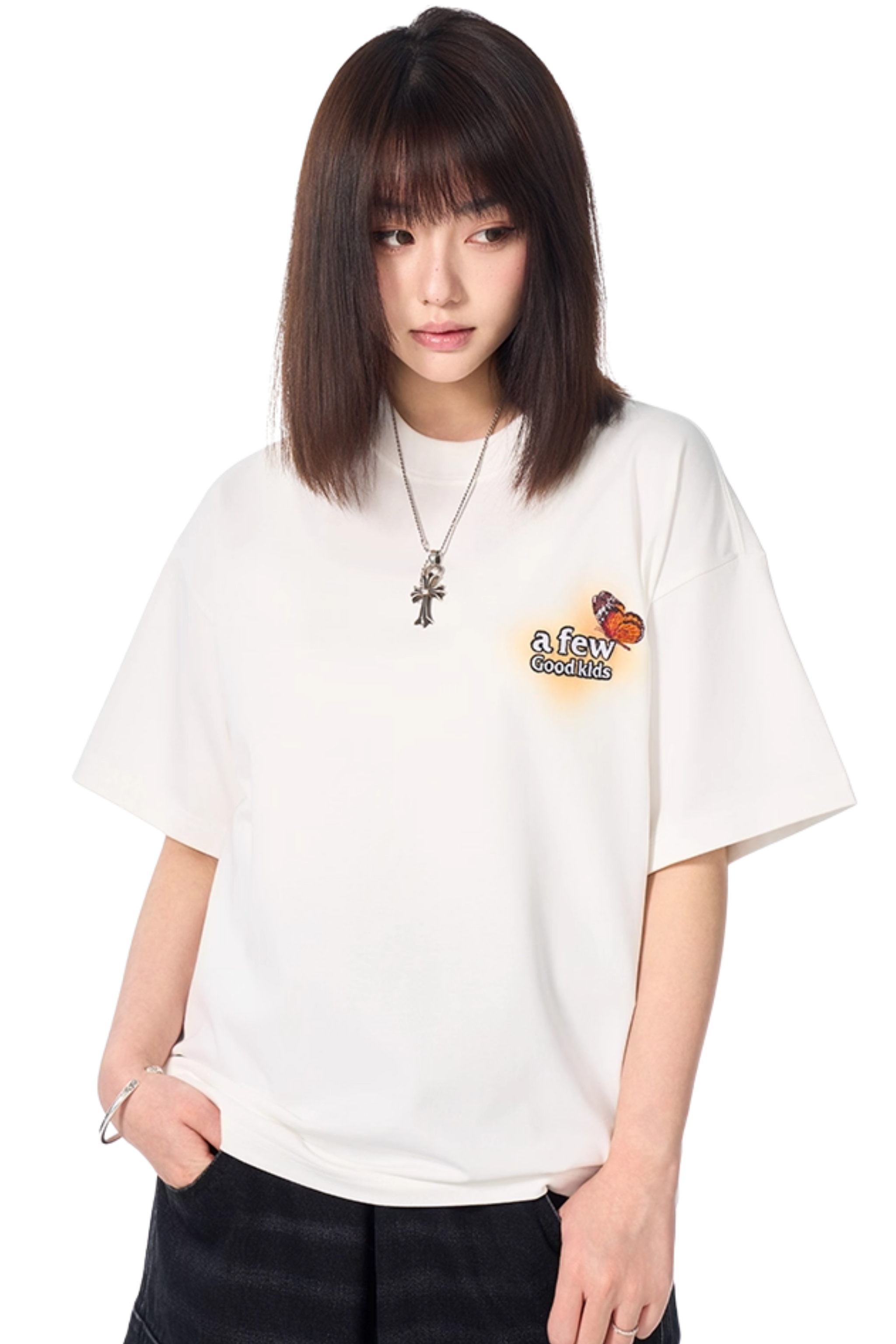 AFGK Shadow Gradient Butterfly Tee