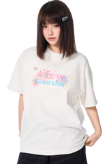 AFGK FIreworks Embroidery Tee
