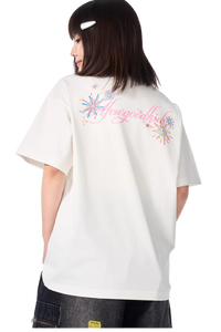 AFGK FIreworks Embroidery Tee