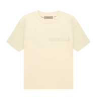 [Loose Fit] Fear Of God Essentials FW22 Flock Logo Tee EGGSHELL