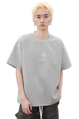 AFGK Letter A Embroidery Breathable Tee
