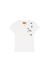 AFGK Surrounding Butterfly Embroidery Tee