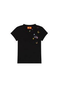 AFGK Surrounding Butterfly Embroidery Tee