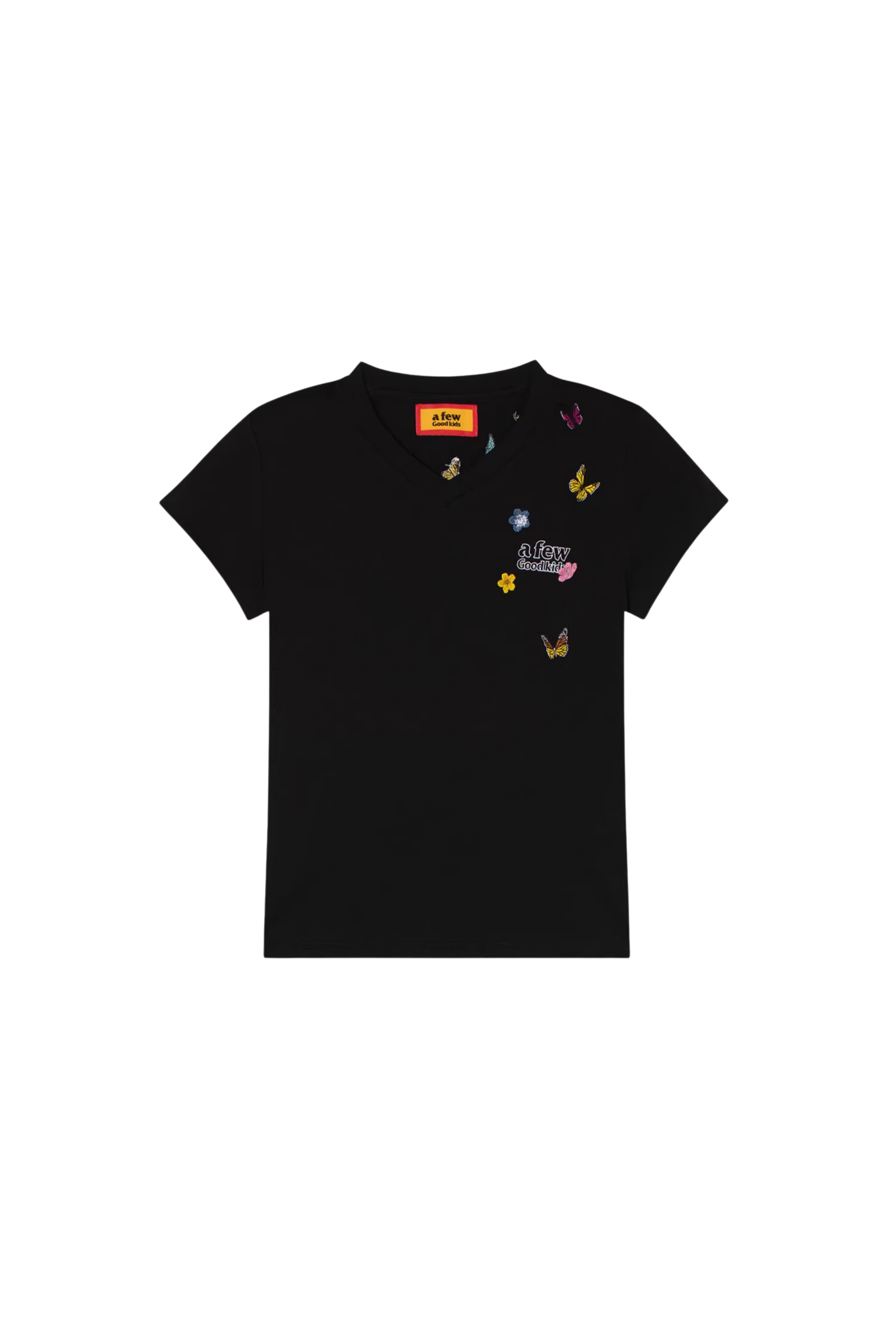 AFGK Surrounding Butterfly Embroidery Tee
