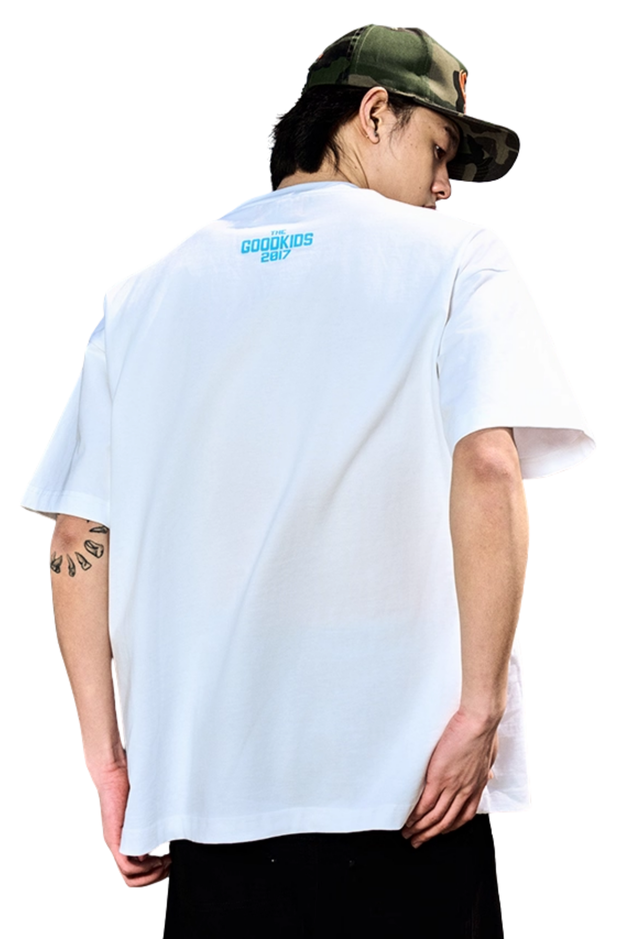 AFGK Shredded Embroidery Tee
