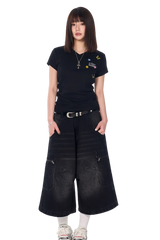 AFGK Surrounding Butterfly Embroidery Tee
