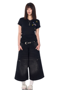 AFGK Surrounding Butterfly Embroidery Tee