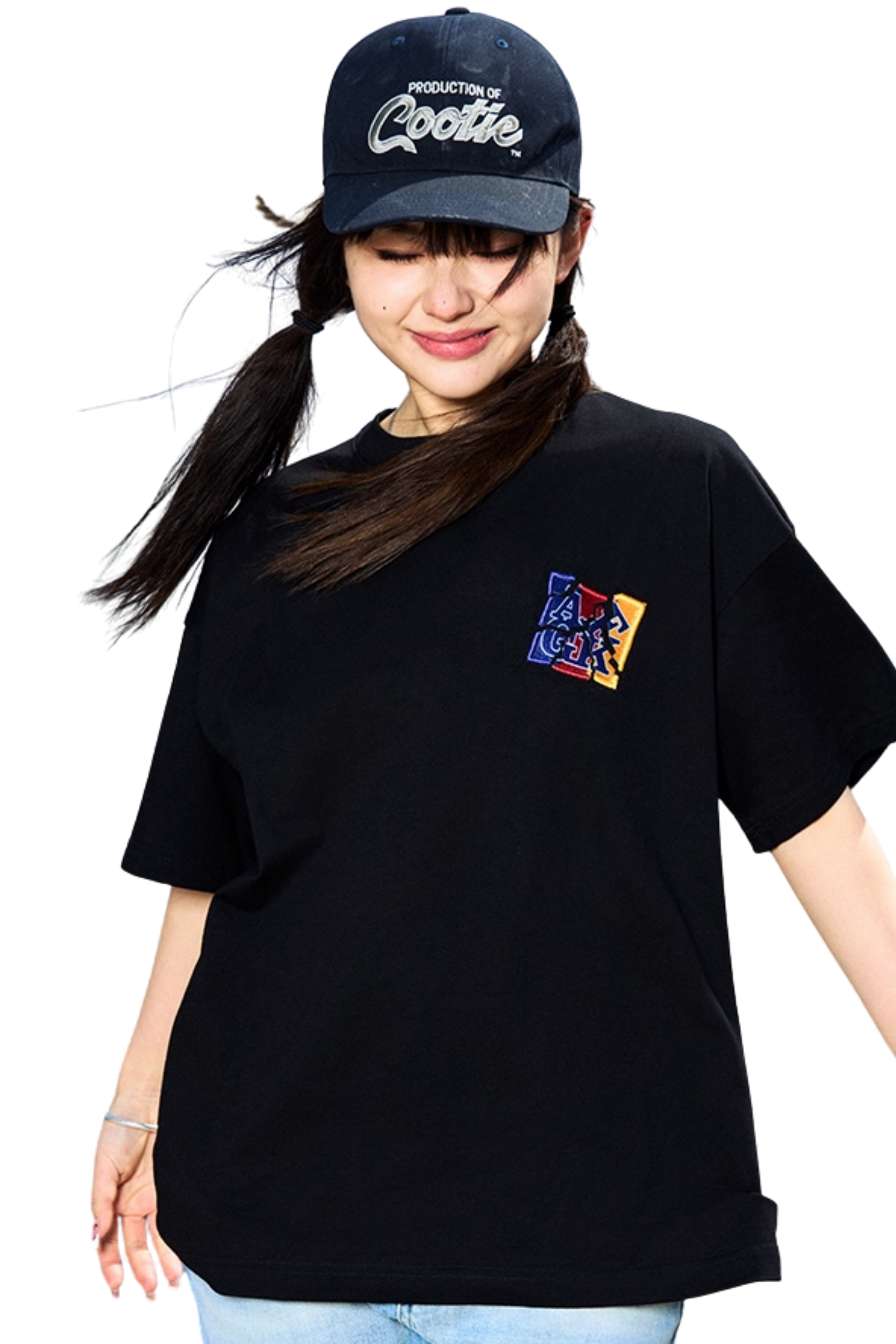 AFGK Shredded Embroidery Tee