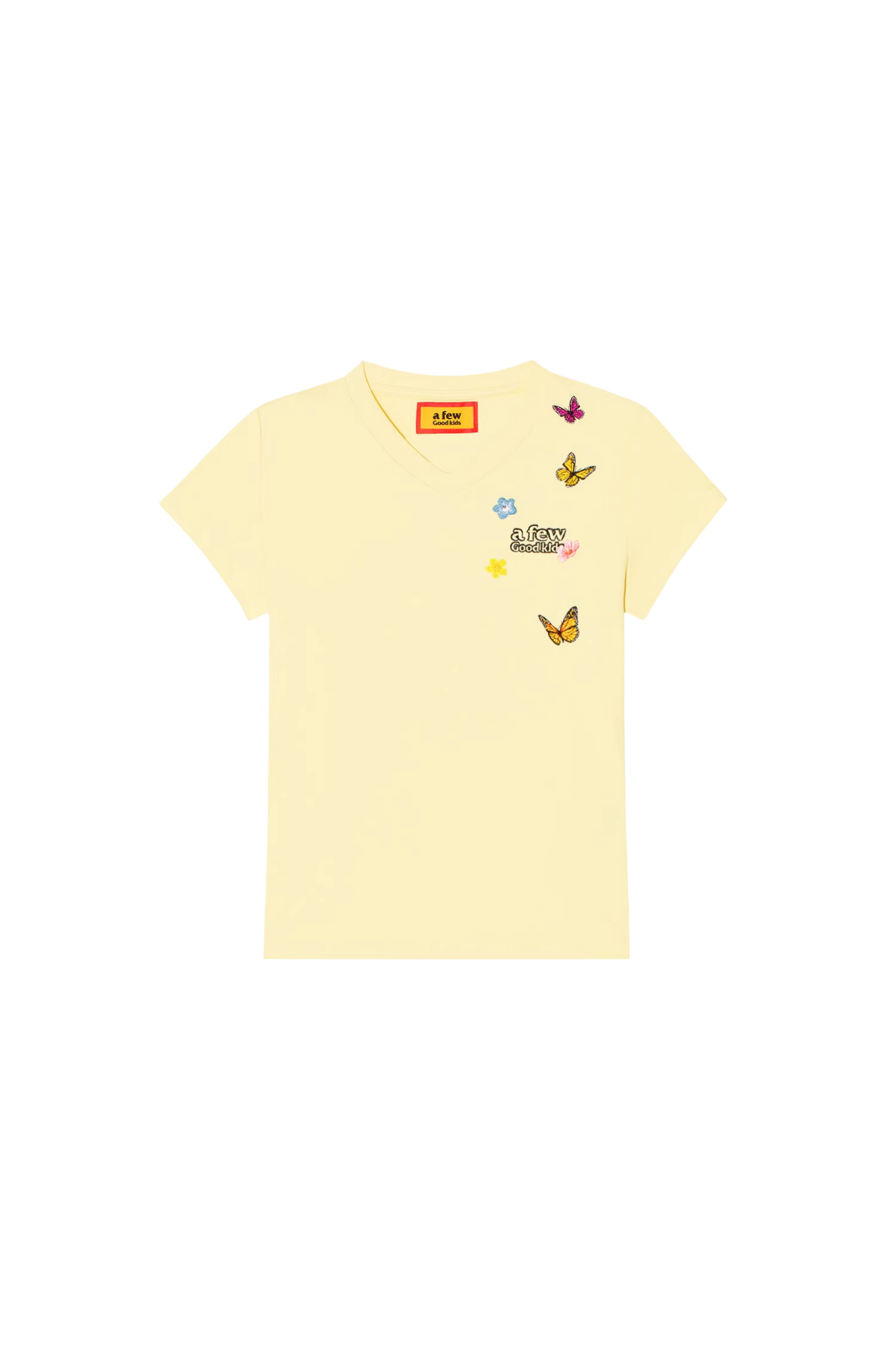 AFGK Surrounding Butterfly Embroidery Tee